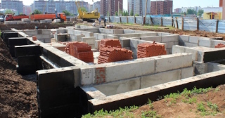 Фундаменты промышленных зданий в Партизанске цена от 24365 руб. - заказать строительство фундамента промздания под стальные колонны